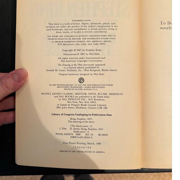 Lot of 2 Dark Tower Stephen King Books, Gunslinger, Drawing of the Three (1-2) - Picture 3 of 5